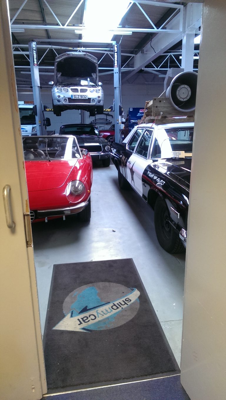 Welding work in progress