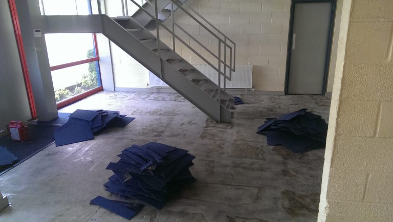 Unit 20 warehouse painting progress 3