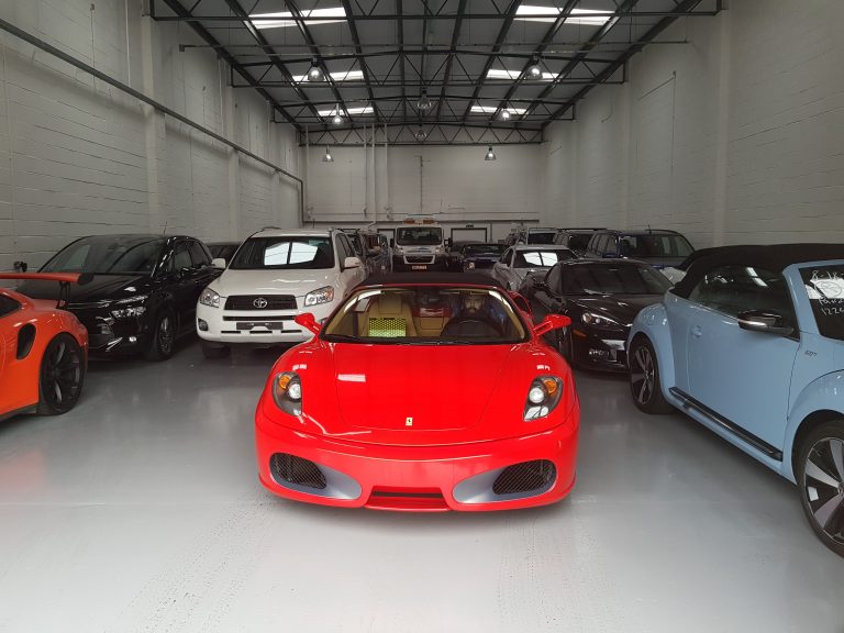 Cars stored in ShipMyCar's second warehouse