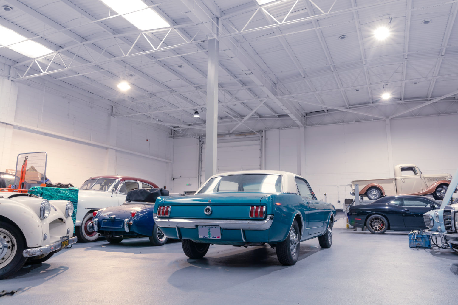 A beautifully restored 1965 Ford Mustang