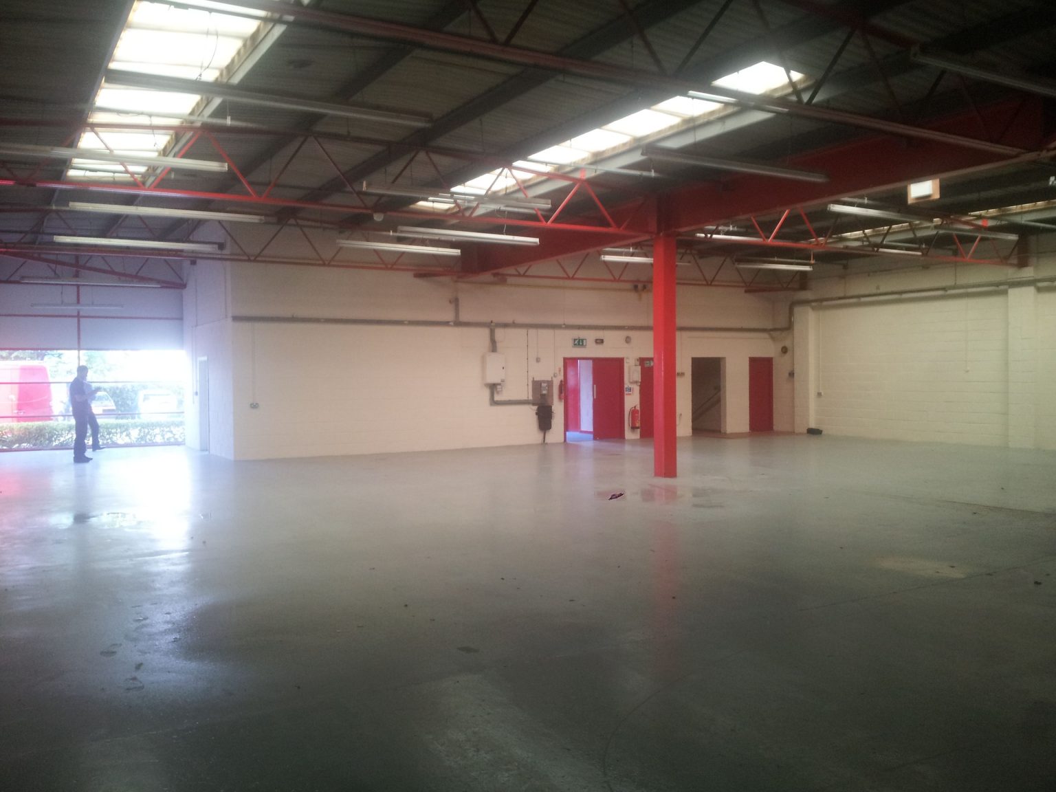 Empty warehouse unit - before 1
