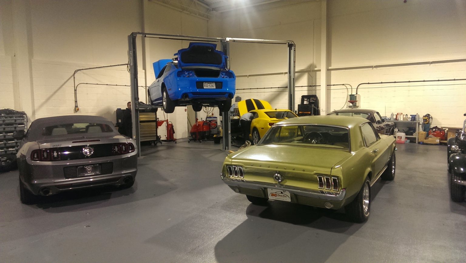 Engine rebuild in progress