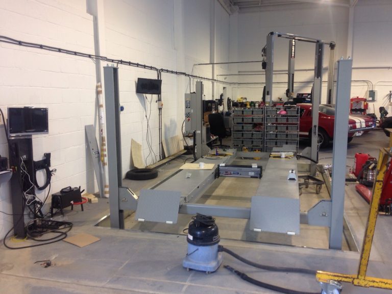 MOT brake tester installation