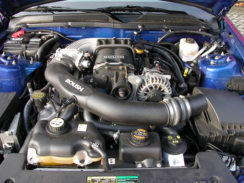 Roush supercharged engine