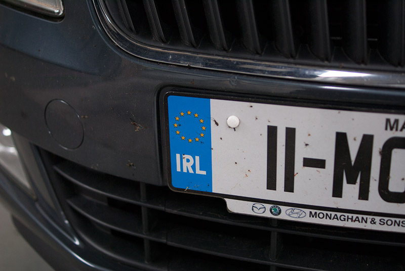 Vehicle undergoing GB IVA Conversion process at ShipMyCar.