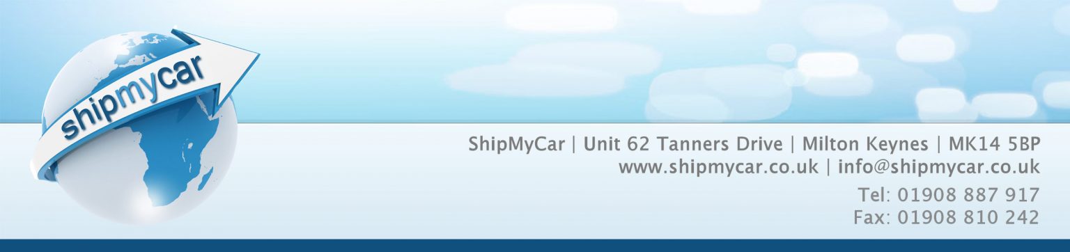 Early ShipMyCar logo and header design