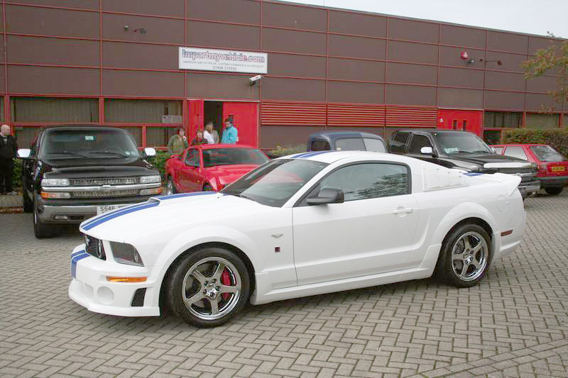Roush Mustang at car meet